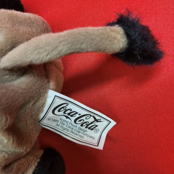 Coca Cola Italy Lors Italy The Wild Boar Bean Bag Stuffed Animal Toy 1999 - Picture 9 of 14